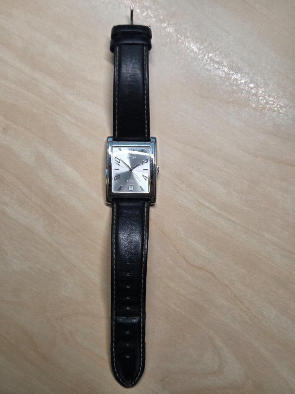 Guess Steel Rectangular Watch - Picture 3 of 6